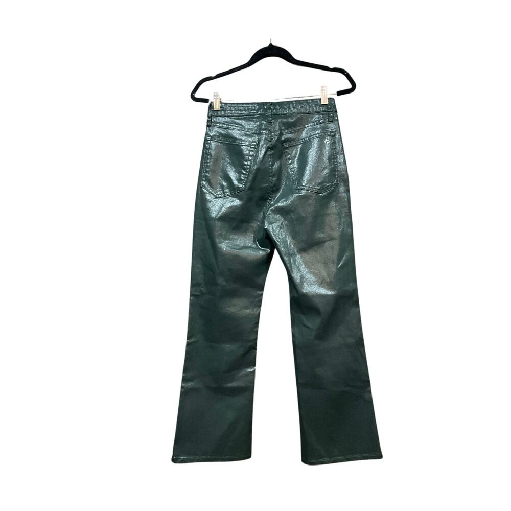Rag & Bone Casey High-Rise Ankle Flare Pine Grove Pants Women 28 - Picture 4 of 5